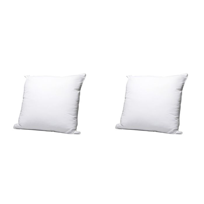 Lot de 2 oreillers éco naturels moelleux enveloppe coton bio Someo