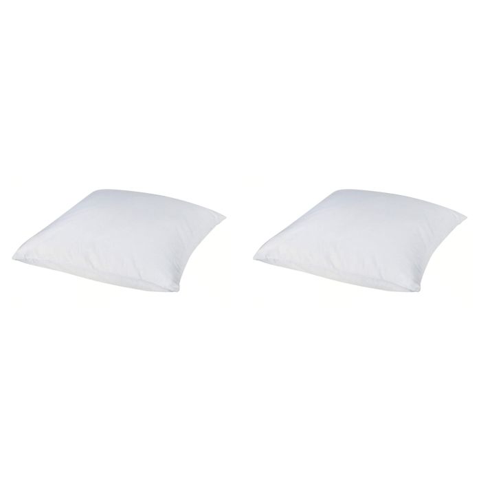 Lot de 2 protèges oreillers anti-acariens Microstop molleton 100% coton
