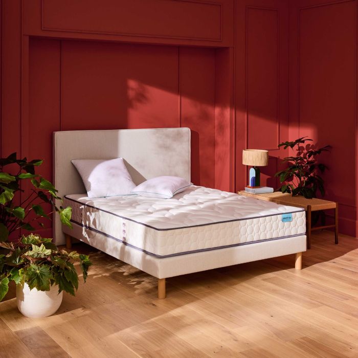 Matelas Merinos ressorts ensachés et mémoire de forme Beauty Bed Matelas Merinos ressorts ensachés et mémoire de forme Beauty Bed