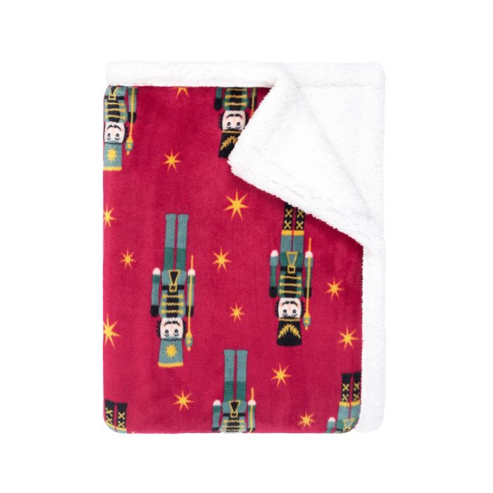 Plaid polaire esprit Noël 130x170 cm