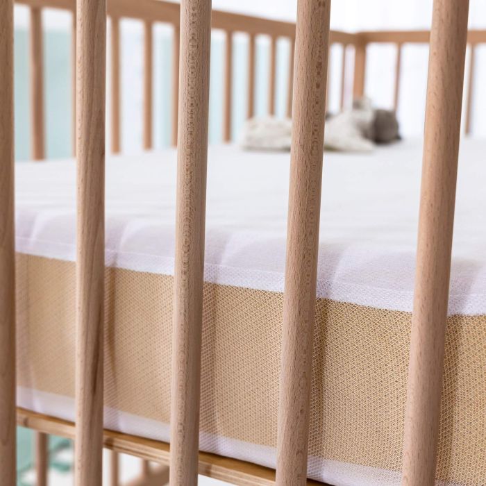 Protège-Matelas Pour Lit De Voyage Bébé, Pour Plus De Confort Et De Chaleur | 96 X 66 Cm | Molleton Respirant Et Une Bonne Qualité De Matelassage Avec