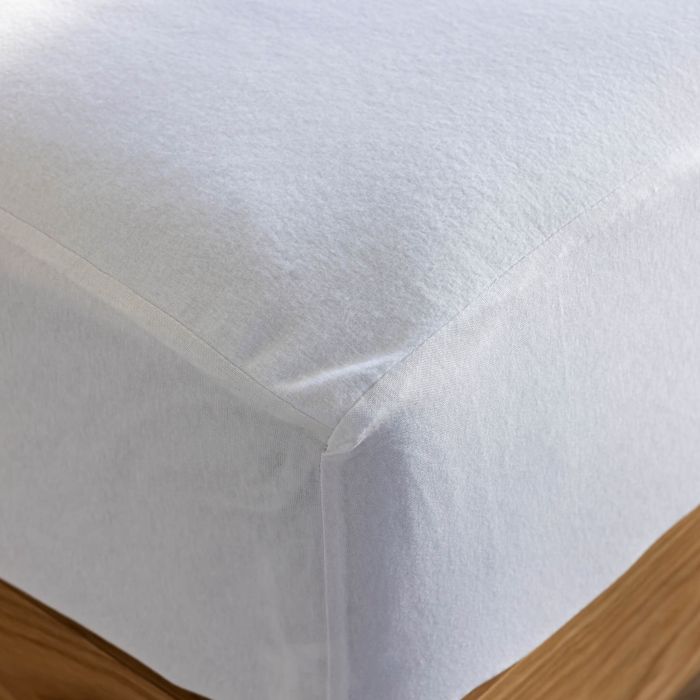Protège matelas 100% coton bio molleton imperméable bonnet 27 cm à 30 cm - SOMEO
