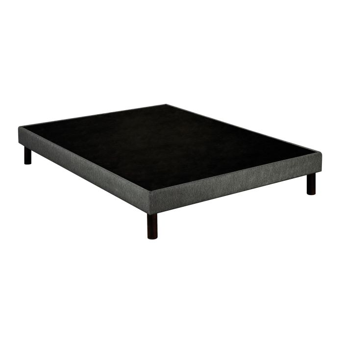 Sommier déco tapissier Unic gris - Epeda Sommier déco tapissier Unic gris - Epeda