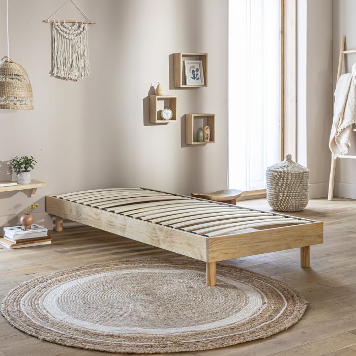 Sommier kit en bois massif naturel Sommier kit en bois massif naturel