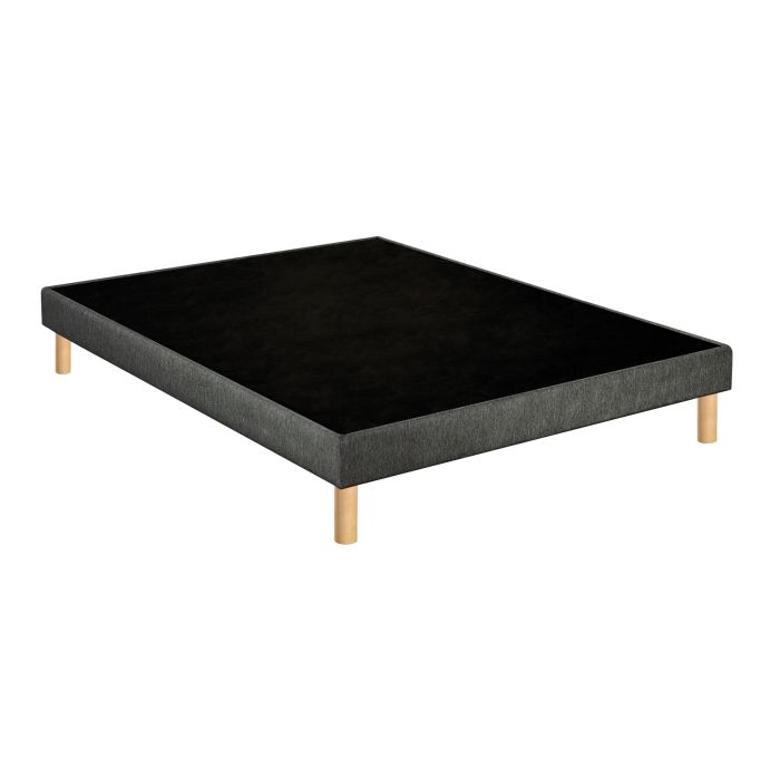 Sommier déco tapissier Unic gris - Merinos