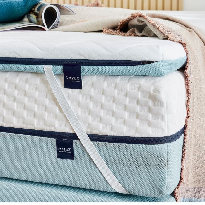 Surmatelas mémoire de forme 7 cm Songe - SOMEO