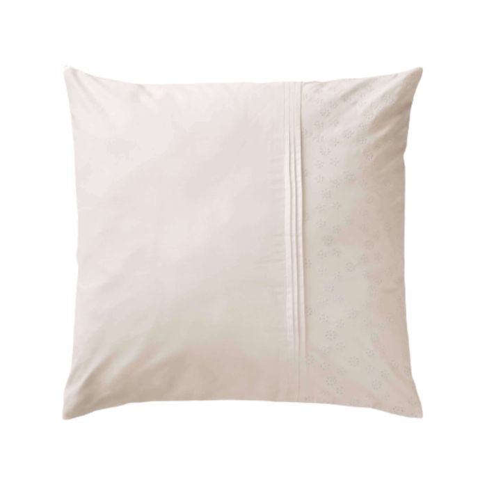 Coussin rectangulaire de luxe rayé gris et blanc - 2 tailles au choix