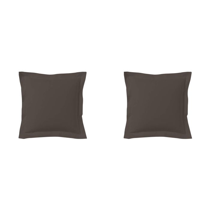 Lot de 2 taies d'oreillers zinc 100% coton