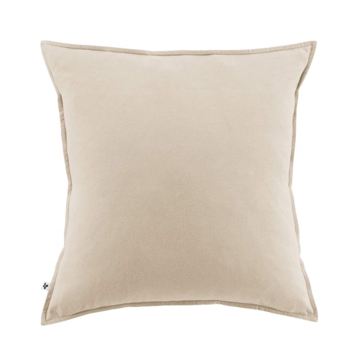 Taie d'oreiller flanelle beige
