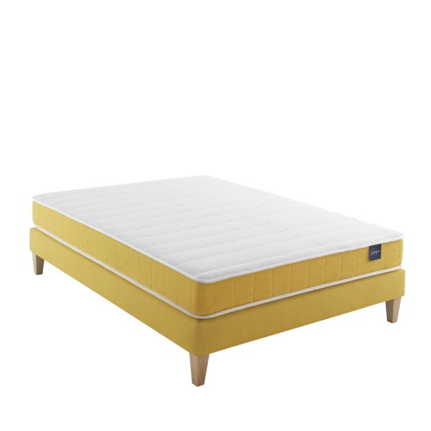 Ensemble matelas mousse, sommier et pieds Aurore 400 - SOMEO