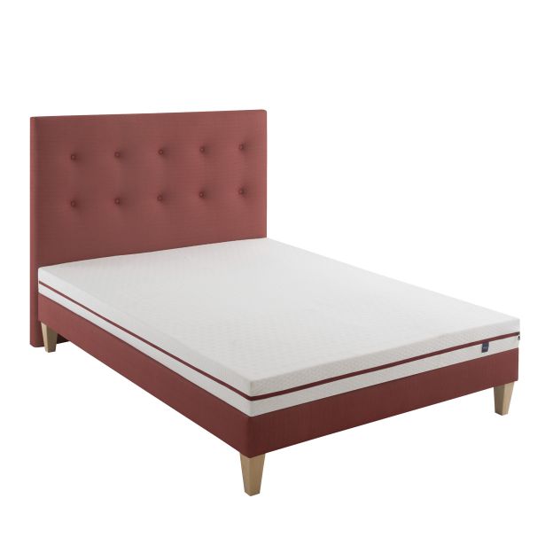 Ensemble matelas junior 100% latex, sommier, pieds et tête de lit Crépuscule 200 - SOMEO