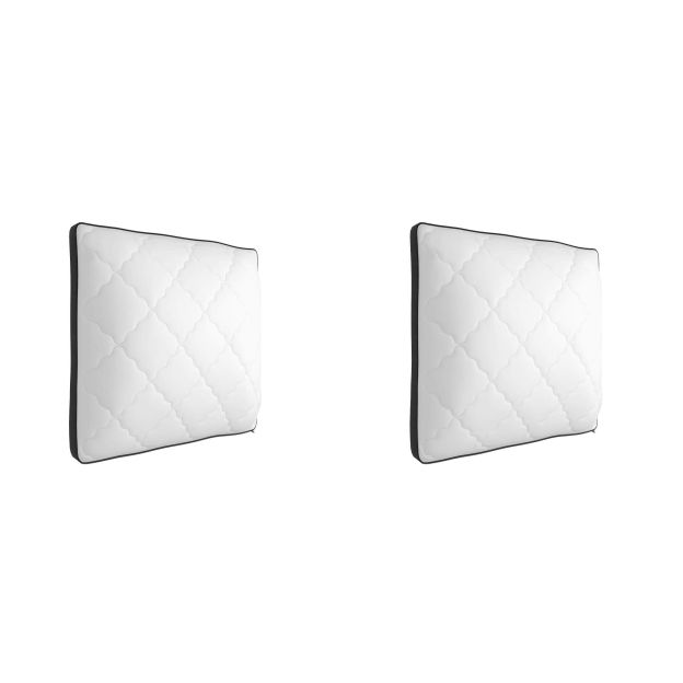 Lot de 2 oreillers Bultex spécial cervicales mousse mémoire 60x60