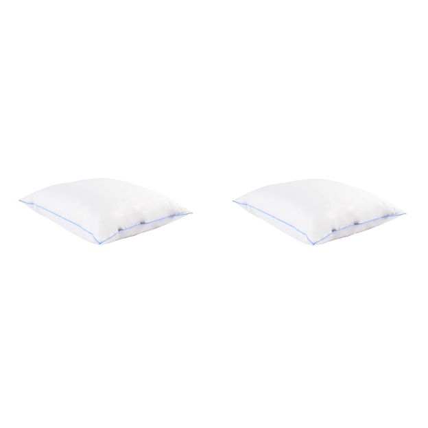 Lot de 2 oreillers moelleux/ferme duvet de canard Someo