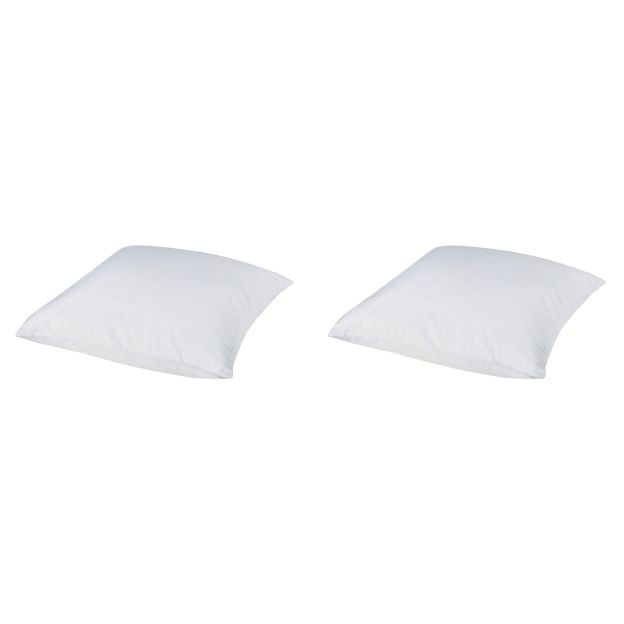 Lot de 2 protèges oreillers molleton 100% coton bio