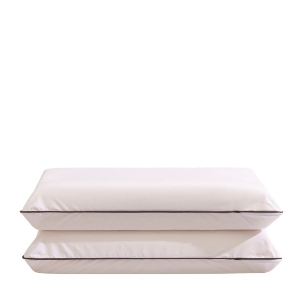 Lot de 2 oreillers ergonomiques 100% latex naturel Someo 40x60