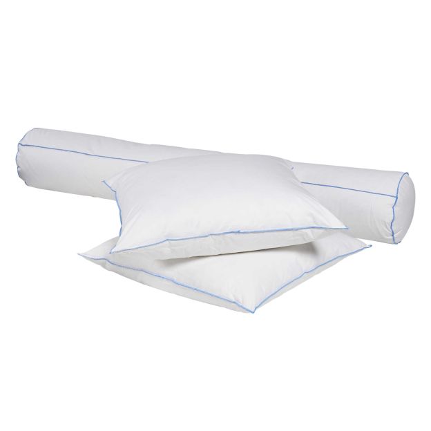 Pack oreiller et traversin moelleux duvet de canard anti-allergènes Someo