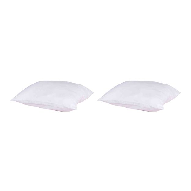 Lot de 2 oreillers recyclés moelleux enveloppe microfibre