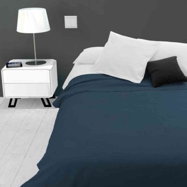Jeté de lit Adèle bleu 