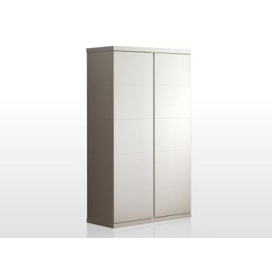 Armoire 2 portes blanc laqué AR2007