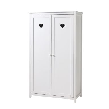 Armoire 2 Portes en Bois Blanc AR2001