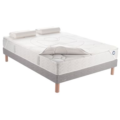 Pack cocooning surmatelas et oreillers Bultex 140x190 cm