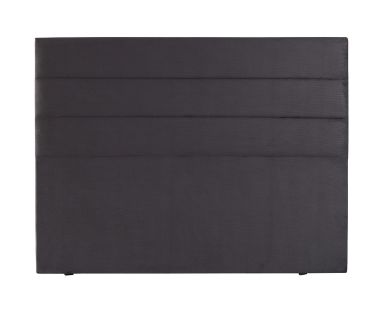 Tête de lit déco Thera velours anthracite - Bultex