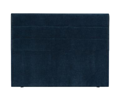 Tête de lit déco Thera velours bleu - Bultex