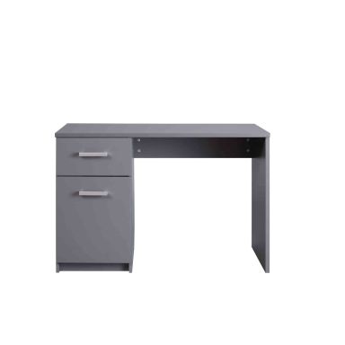 Bureau 1 porte 1 tiroir gris - BU12096
