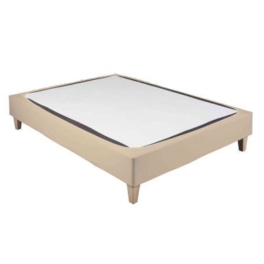 Cache-sommier coton jersey beige