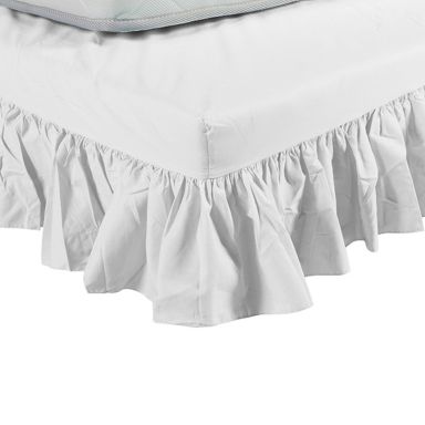 Cache-sommier intégral 100% coton lin 140x190