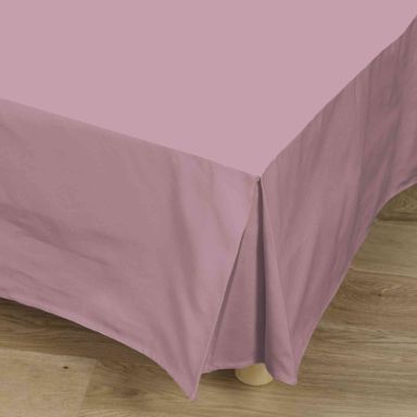 Cache-sommier violet 100% coton - Tradilinge