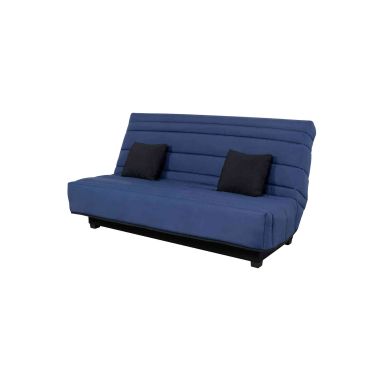 Banquette clic-clac unie avec housse + 2 coussins - CC10004