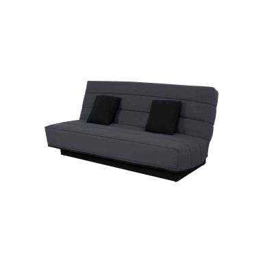 Banquette clic-clac unie avec housse + 2 coussins - CC10003