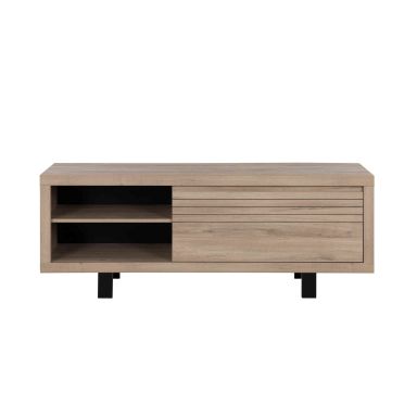 Meuble TV en bois imitation chêne kronberg clair - TV1004