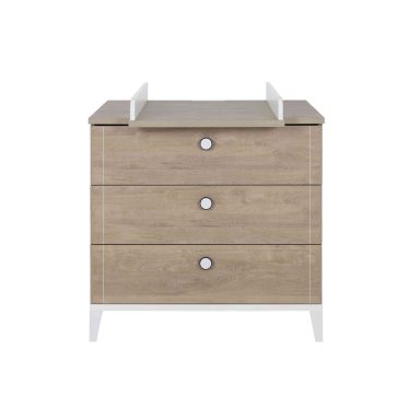 Commode à langer en bois imitation chêne blond - CO5043-2