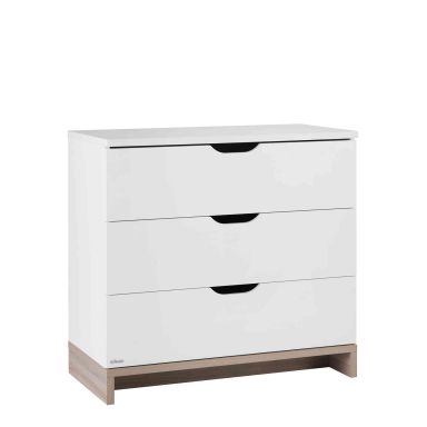 Commode 3 tiroirs Lilo en bois blanc - Galipette