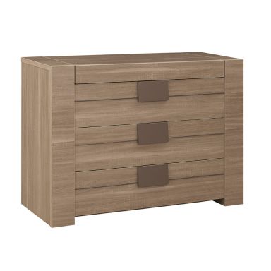 Commode effet chêne fusain CO5002