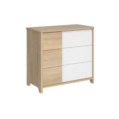 Commode 3 tiroirs Sacha en bois - Galipette