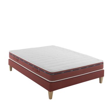 Ensemble matelas 100% latex, sommier et pieds Crépuscule 500 - SOMEO