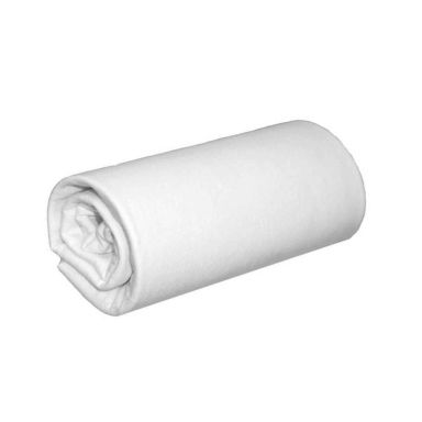 Drap housse flanelle blanc bonnet 30 cm - Tradilinge