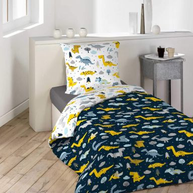 Parure de lit enfant Dinoblue140x200
