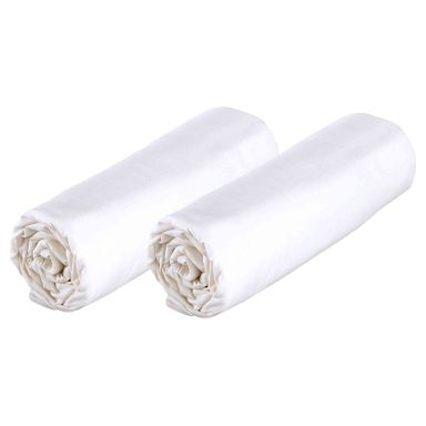 Lot de 2 draps housses bébé coton bio spécial Cododo 50x80