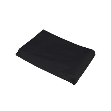 Drap plat noir 100% coton