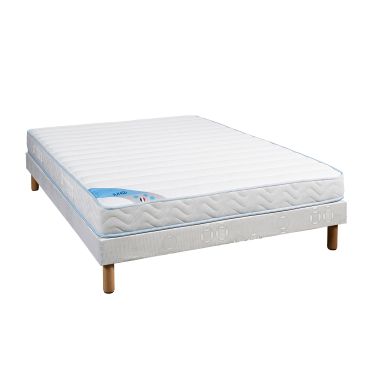 Ensemble matelas mousse Someo M10 + sommier + pieds