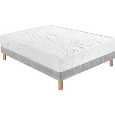 Ensemble matelas sommier, mémoire de forme grand confort 24cm MM8 140x190