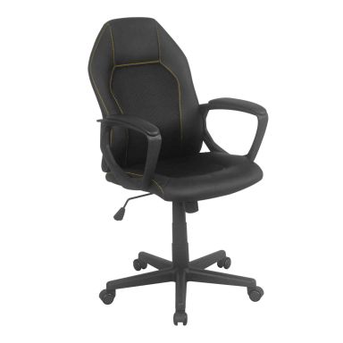 Fauteuil de bureau réglable noir mat - FT176