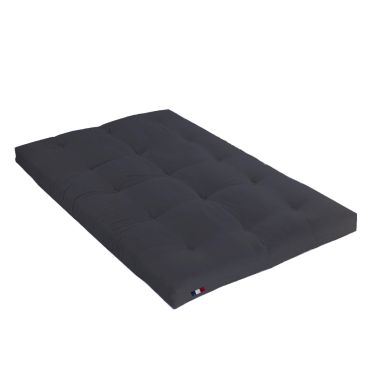 Matelas futon anthracite coeur en latex