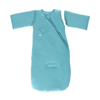 Gigoteuse bébé hiver coton bio 3 en 1 bleu océan