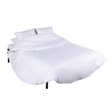 Housse de couette ronde 260 cm 100% coton