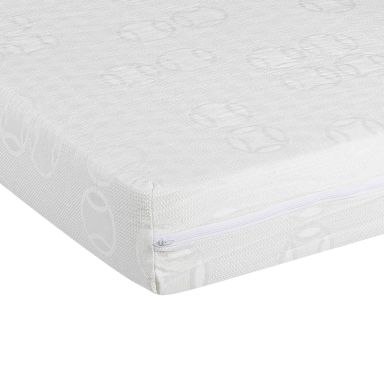 Housse rénove matelas blanche d'épaisseur 15 cm (zoom fermeture)